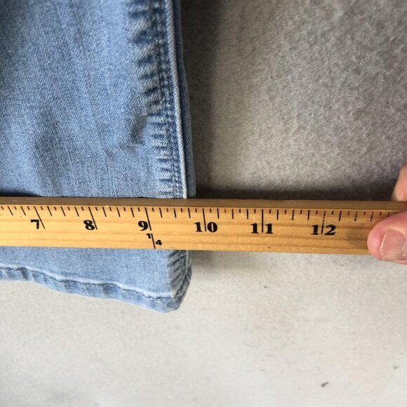 Laurie Felt Jeans Womens XL Light Wash Blue Silky Curve Boot Cut Stretch Denim - Picture 6 of 16